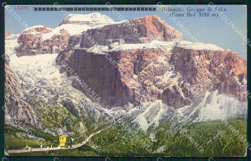 Trento Canazei Gruppo Sella Cima Boè cartolina VK4025 – fronte
