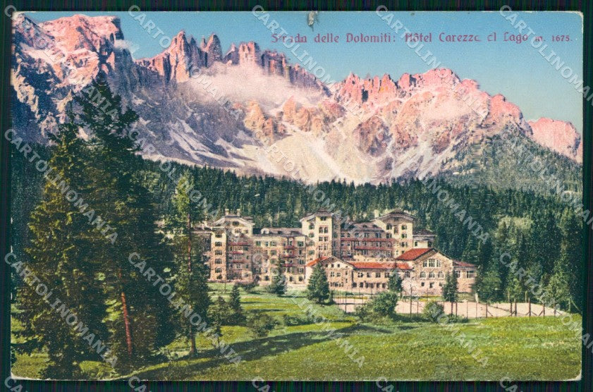 Bolzano Nova Levante Carezza al Lago STRAPPINO cartolina VK4026 – fronte