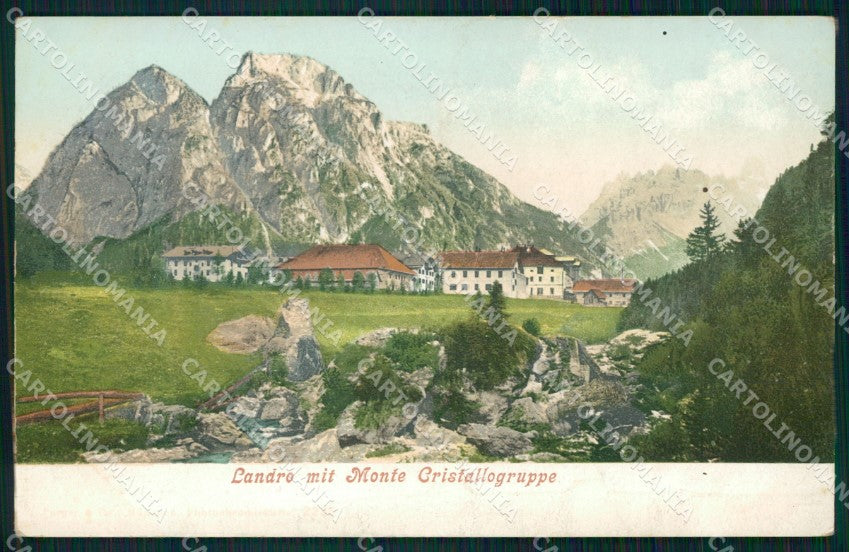 Bolzano Dobbiaco Landro Monte Cristallo cartolina VK4029 – fronte
