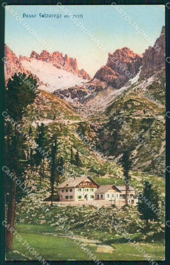 Belluno Passo Falzarego cartolina VK4032 – fronte