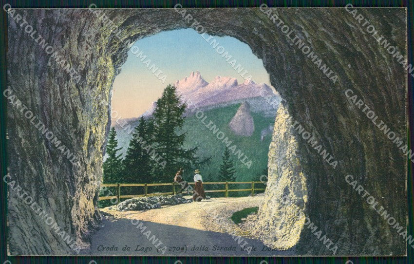 Belluno Cortina d'Ampezzo Croda da Lago cartolina VK4034 – fronte