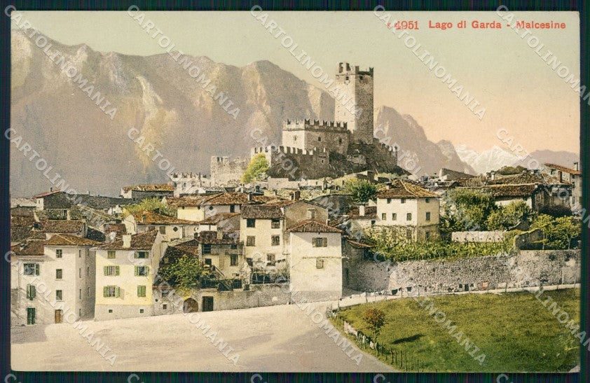 Verona Malcesine Lago di Garda cartolina VK4038 – fronte