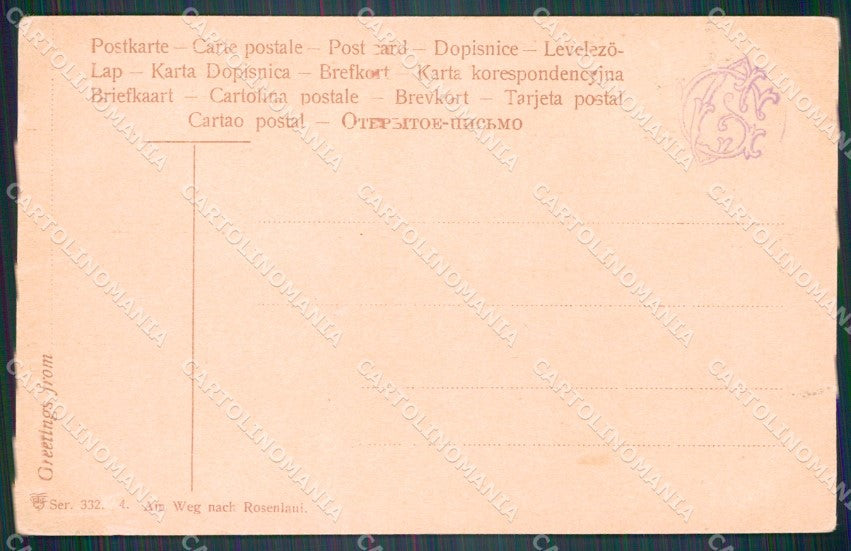 Svizzera Rosenlaui cartolina VK4044 – retro