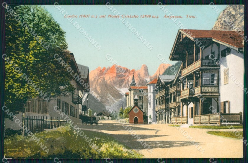 Bolzano Dobbiaco Landro Monte Cristallo cartolina VK4055 – fronte