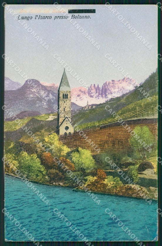 Bolzano Lungo l'Isarco cartolina VK4060 – fronte