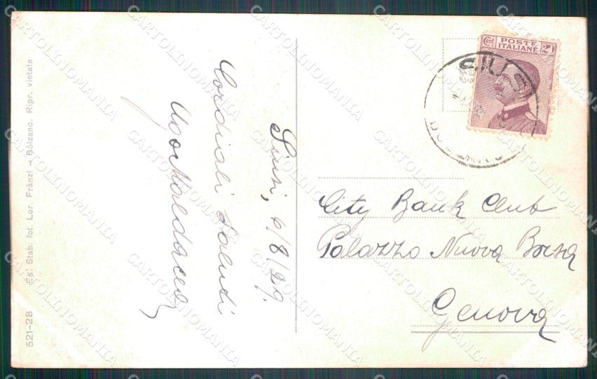 Bolzano Castelrotto Siusi allo Sciliar cartolina VK4062 – retro