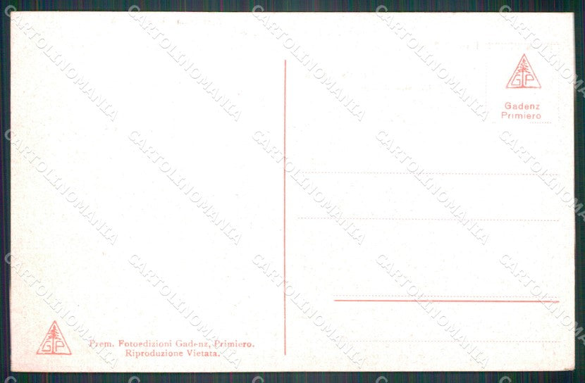 Trento Fiera di Primiero Cimone Rosetta Sass Maor cartolina VK4085 – retro
