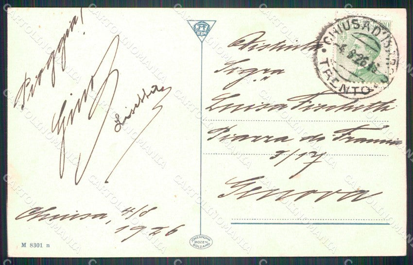 Bolzano Chiusa Panorama cartolina VK4093 – retro