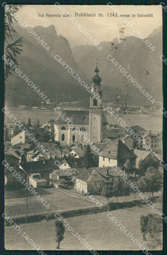 Bolzano Dobbiaco Val Pusteria cartolina VK4112 – fronte