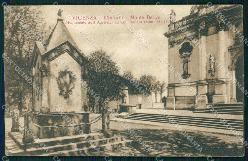 Vicenza Monte Berico Monumento agli Austriaci e Italiani cartolina VK4130 – fronte