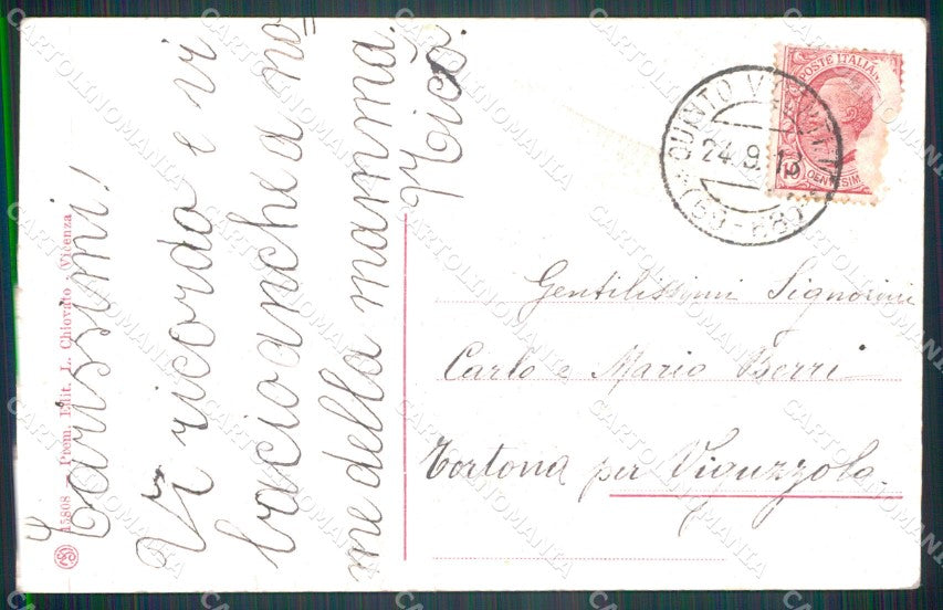 Vicenza Monte Berico Monumento agli Austriaci e Italiani cartolina VK4130 – retro
