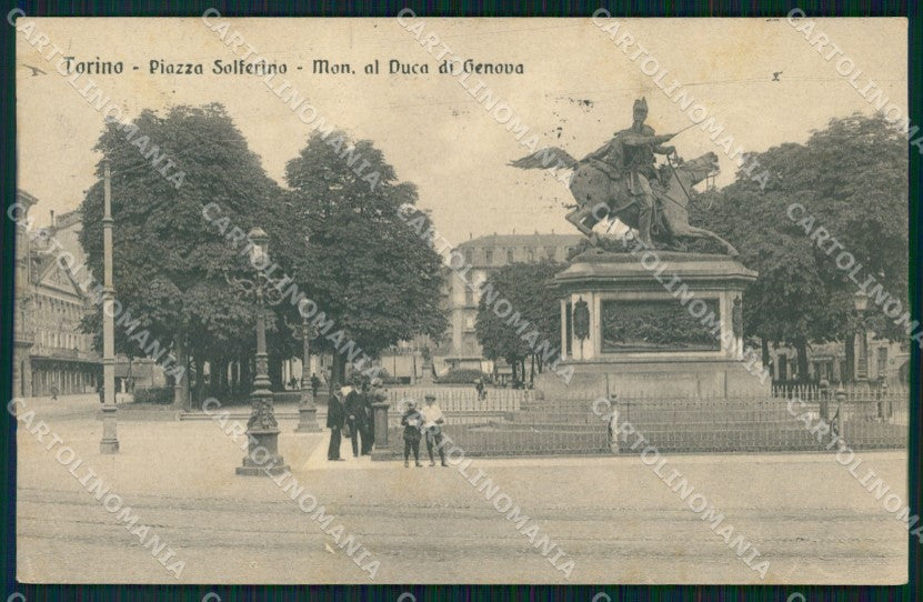 Torino città Piazza Solferino cartolina VK4148 – fronte