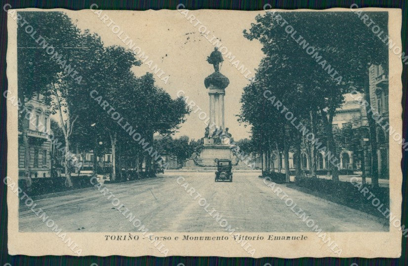 Torino città Corso Vittorio Emanuele Auto cartolina VK4151 – fronte