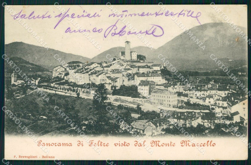 Belluno Feltre Monte Marcello cartolina VK4160 – fronte
