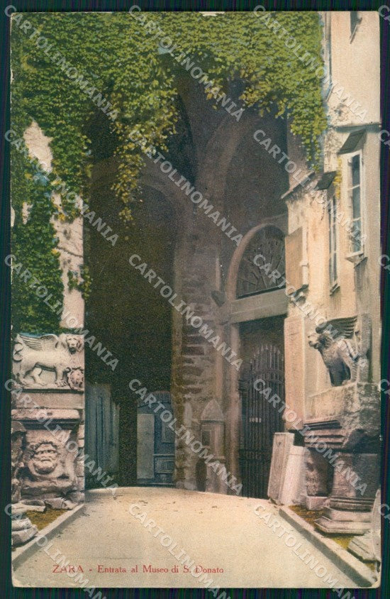 Croazia Dalmazia Zara Museo San Donato PIEGHINA cartolina VK4163 – fronte
