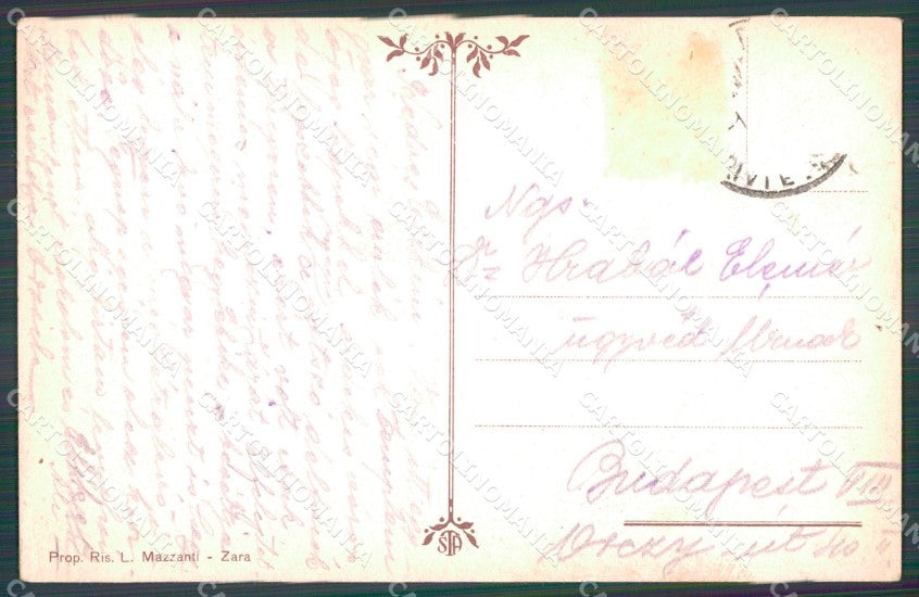 Croazia Dalmazia Zara Museo San Donato PIEGHINA cartolina VK4163 – retro