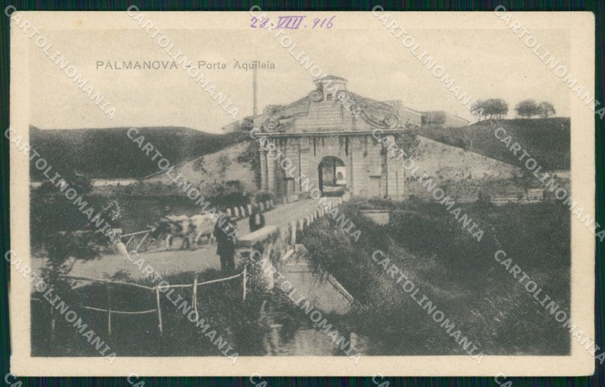 Udine Palmanova Porta Aquileia Buoi cartolina VK4177 – fronte