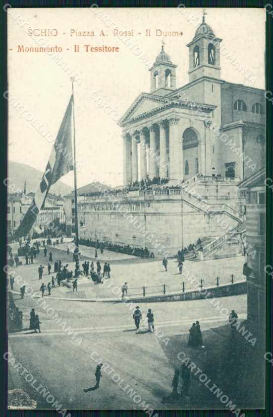 Vicenza Schio Duomo Tricolore cartolina VK4178 – fronte