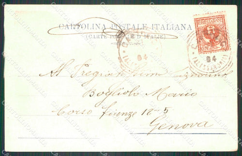 Alessandria Acqui Terme Piazza Vittorio Emanuele II Carrozza cartolina VK4180 – retro