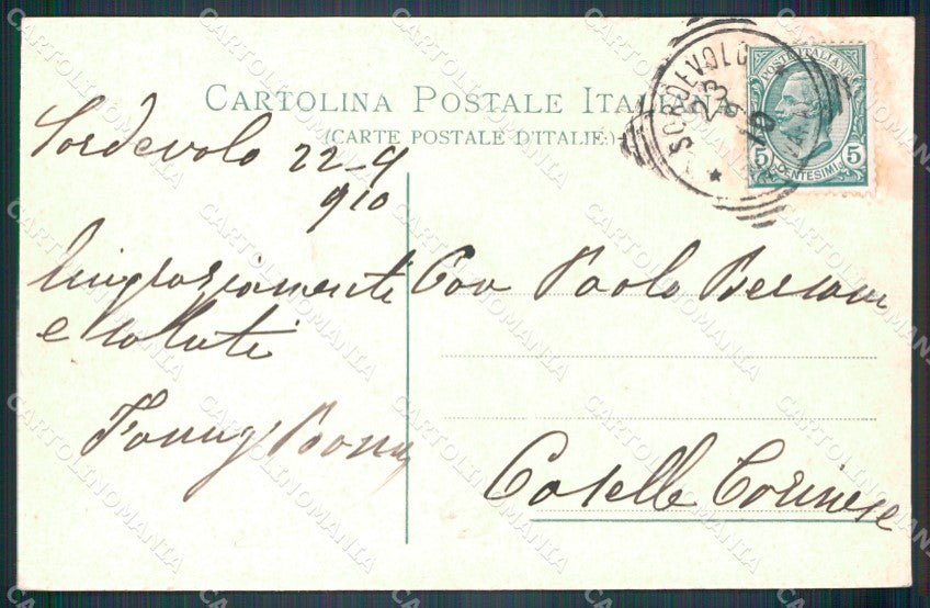 Biella Sordevolo Alpi Biellesi Costumi SCOLLATA cartolina VK4182 – retro