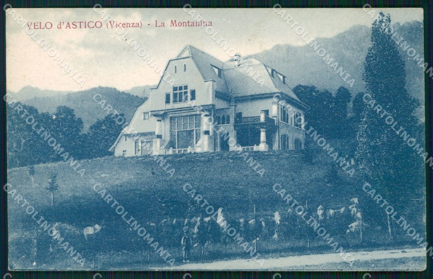 Vicenza Velo d'Astico La Montanina Fogazzaro cartolina VK4188 – fronte