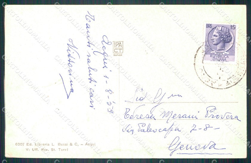 Alessandria Acqui Terme Stazione cartolina VK4194 – retro