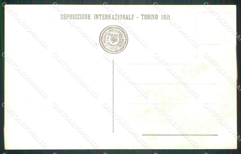 Torino città Esposizione 1911 Ponte e Fontana Monumentale cartolina VK4207 – retro