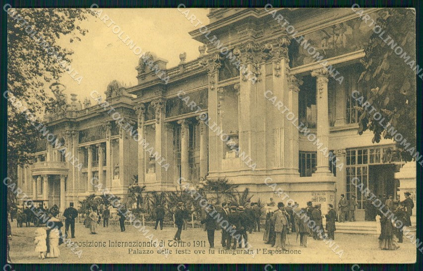 Torino città Esposizione 1911 Palazzo delle Feste cartolina VK4208 – fronte