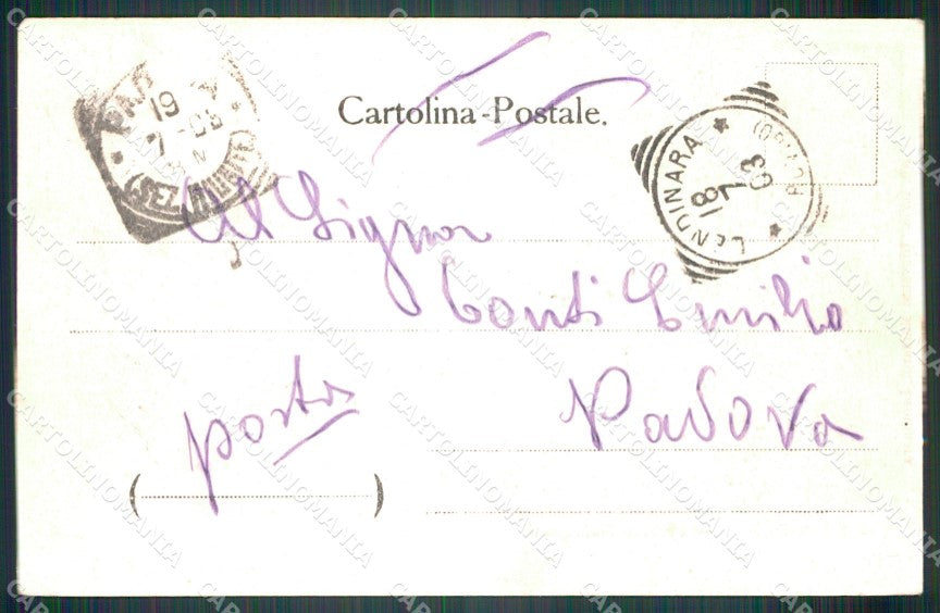 Rovigo Lendinara Palazzo Malmignati cartolina VK4230 – retro
