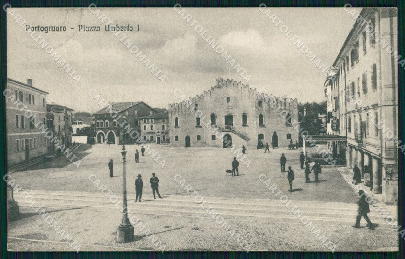 Vicenza Pontegruaro Piazza Umberto I cartolina VK4231 – fronte