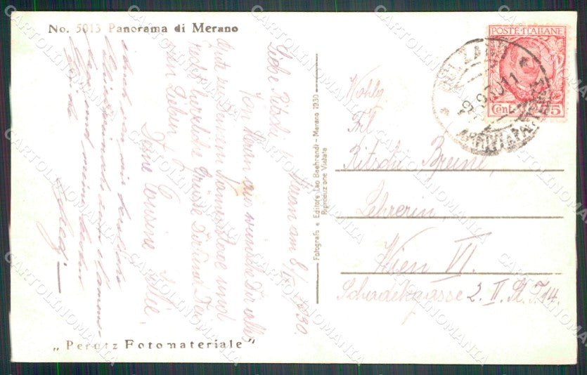 Bolzano Merano Panorama Foto cartolina VK4240 – retro