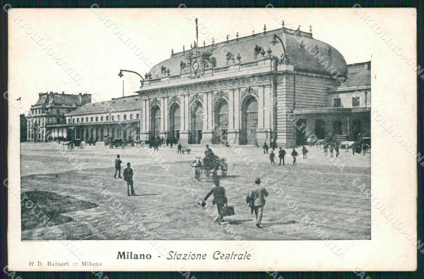 Milano città Stazione Centrale Carrozza cartolina VK4248 – fronte