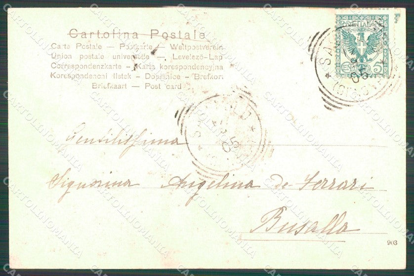 Savona Sassello cartolina VK4284 – retro