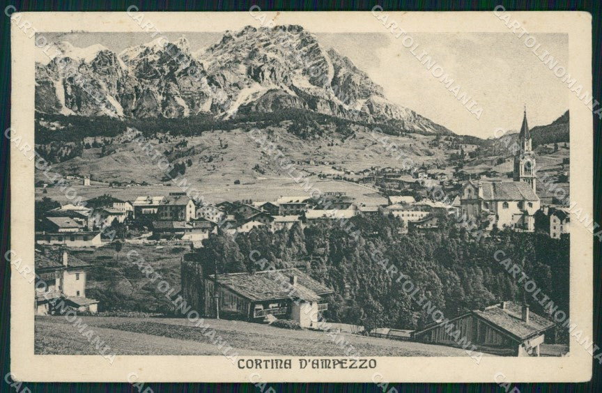 Belluno Cortina d'Ampezzo cartolina VK4295 – fronte