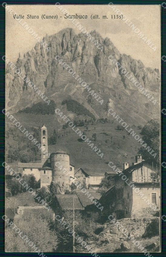 Cuneo Sambuca Valle Stura cartolina VK4333 – fronte