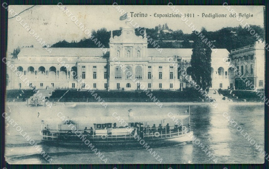 Torino città Esposizione 1911 Padiglione Belgio cartolina VK4339 – fronte
