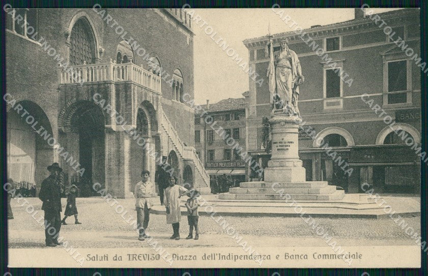 Trento città Piazza Indipendenza Banca Commerciale cartolina VK4340 – fronte