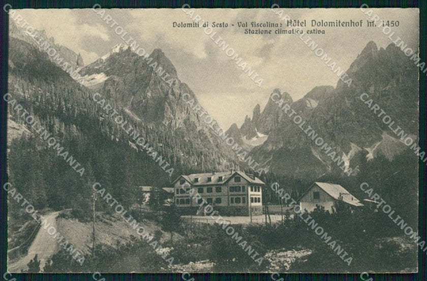 Bolzano Sesto Dolomiti di Val Fiscalina cartolina VK4378 – fronte