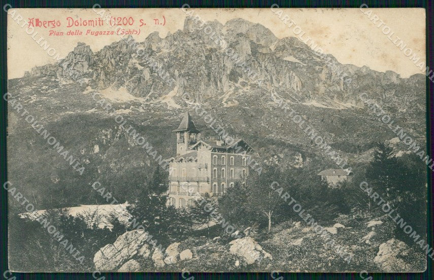 Vicenza Schio Pian delle Fugazze Albergo Dolomiti cartolina VK4387 – fronte