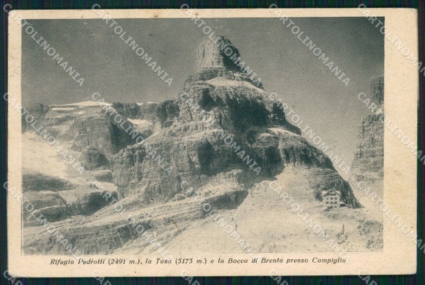 Trento San Lorenzo in Banale Rifugio Pedrotti La Tosa cartolina VK4388 – fronte