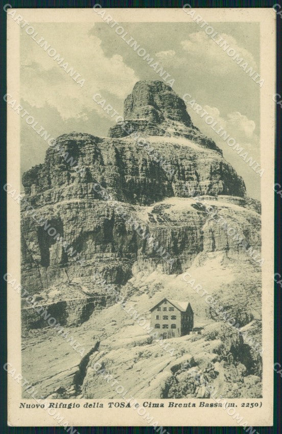 Trento San Lorenzo in Banale Rifugio Tosa Cima Brenta Bassa cartolina VK4391 – fronte