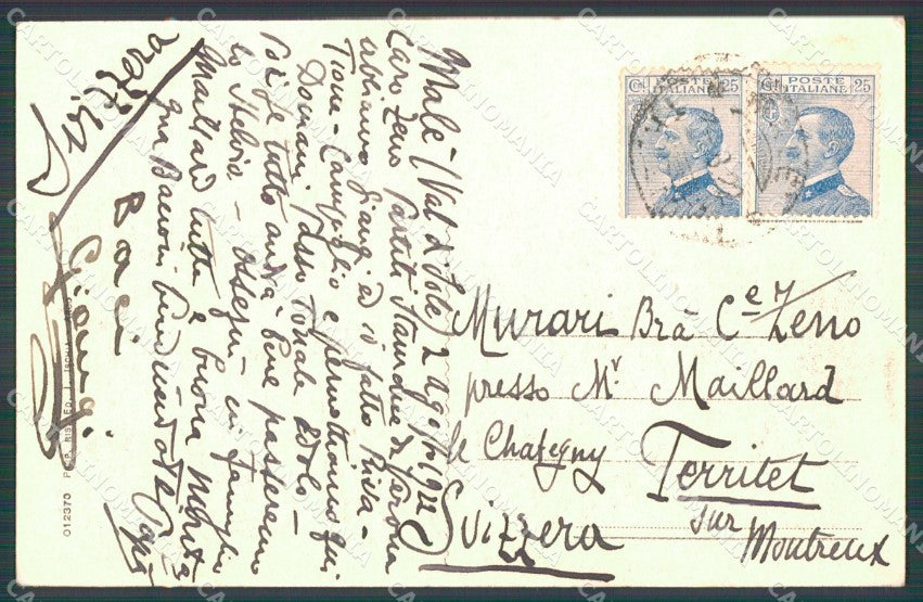 Trento San Lorenzo in Banale Rifugio Tosa Cima Brenta Bassa cartolina VK4391 – retro