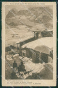 Belluno Strada Tre Croci verso le Tofane Nevicata Slitte cartolina VK4394 – fronte