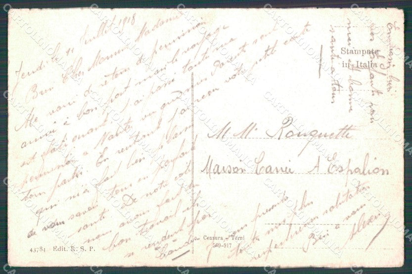 Belluno Strada Tre Croci verso le Tofane Nevicata Slitte cartolina VK4394 – retro