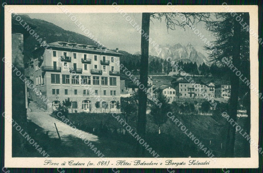 Belluno Pieve di Cadore Borgata Salvadei cartolina VK4404 – fronte