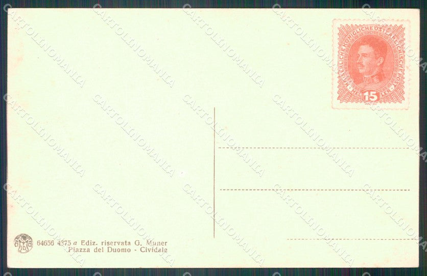 Udine Cividale Borgo Brossana cartolina VK4419 – retro