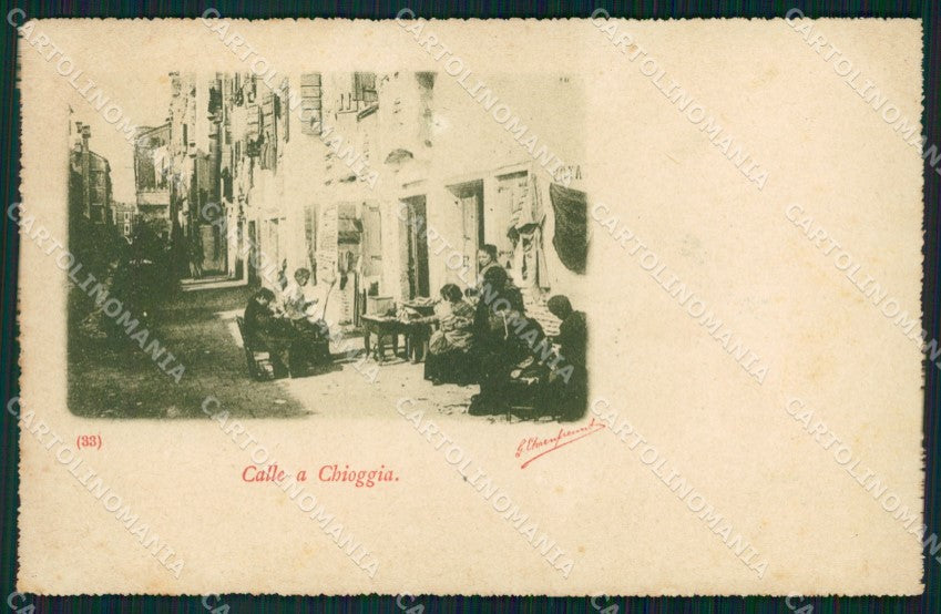 Venezia Chioggia Colle di Ricamatrici cartolina VK4420 – fronte