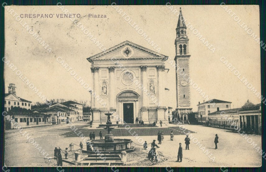 Treviso Crespano Veneto ora Crespano del Grappa cartolina VK4428 – fronte