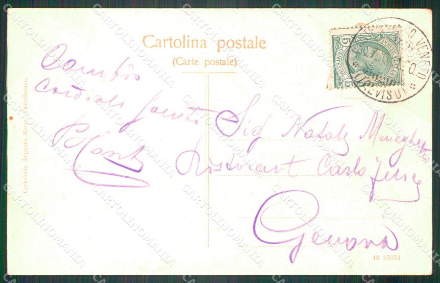 Treviso Castelfranco Veneto cartolina VK4435 – retro