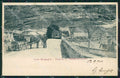 Svizzera Bregaglia Galleria di Pomontogno Carretto ABRASA cartolina VK4456 – fronte